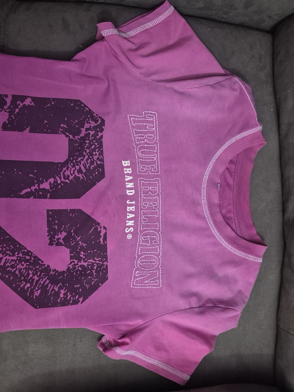 True Religion Ladies' Pink Graphic Tee